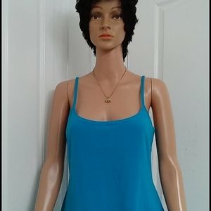 NWOT❤️  VS Tank Top Dress with Bra Size L 95% Cotton, 5%Spandex